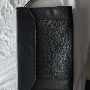 Burberry black clutch bag